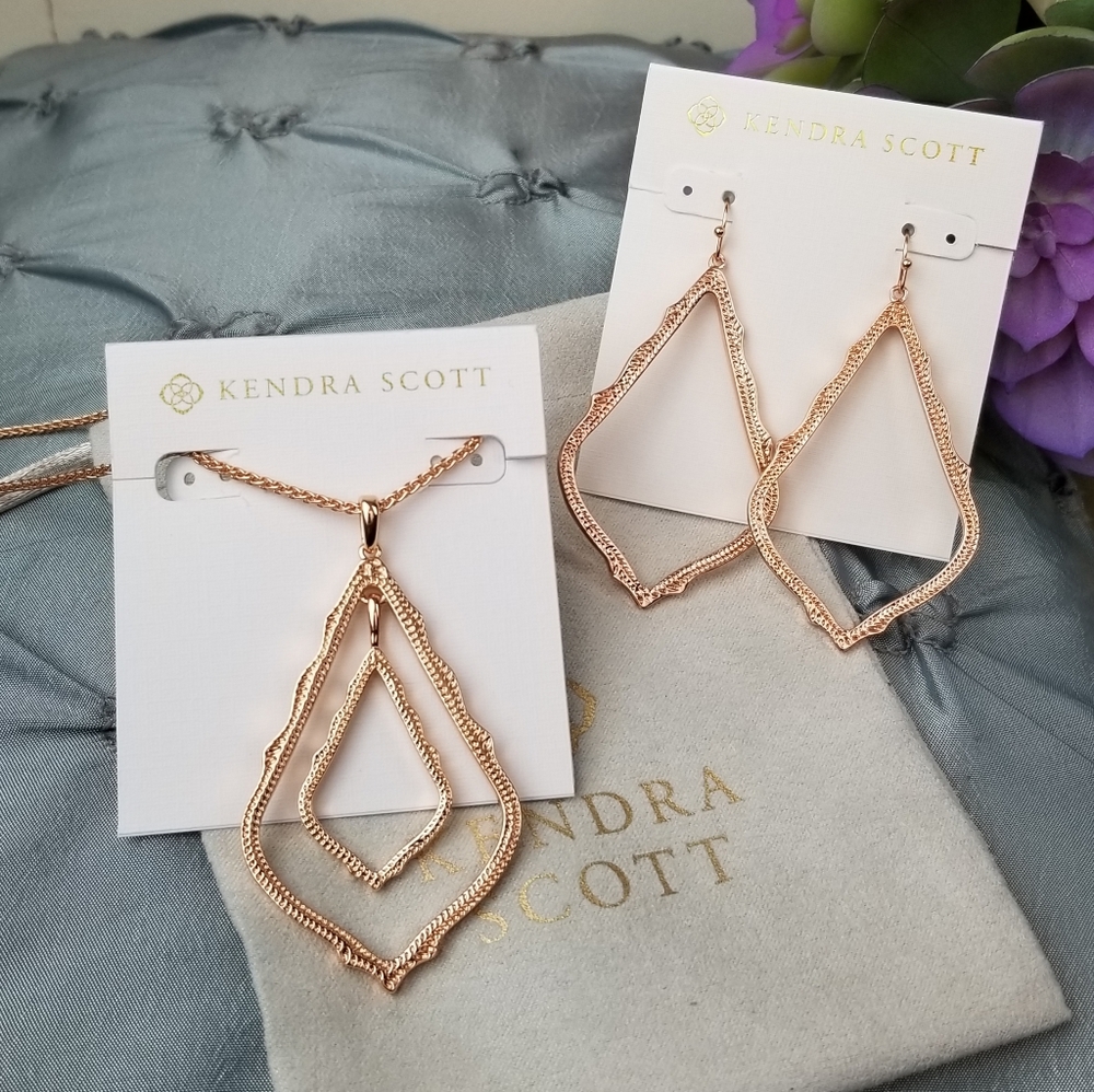 Rose Gold, Kendra Scott, Sophee, Earrings - Picture 11 of 11